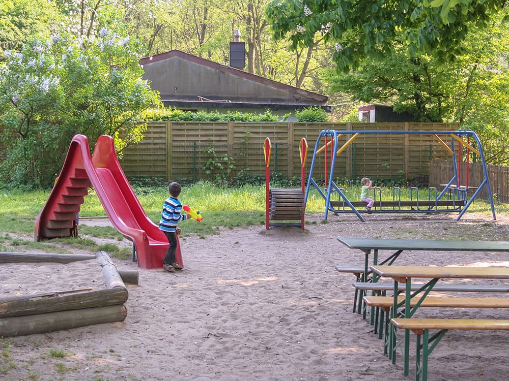 Der Spielplatz im Strandcafe